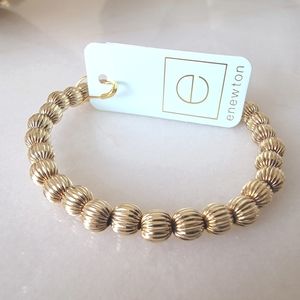 enewton extends - dignity gold 6mm bead bracelet